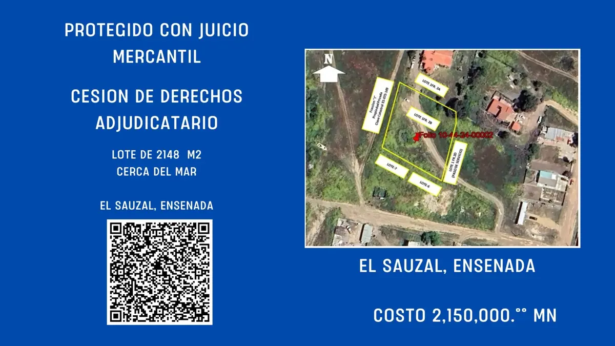 Terreno en venta en El Sauzal, Ensenada