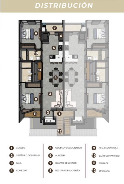 Departamento en venta en Obrera, Boca del Río — foto 2 de 4