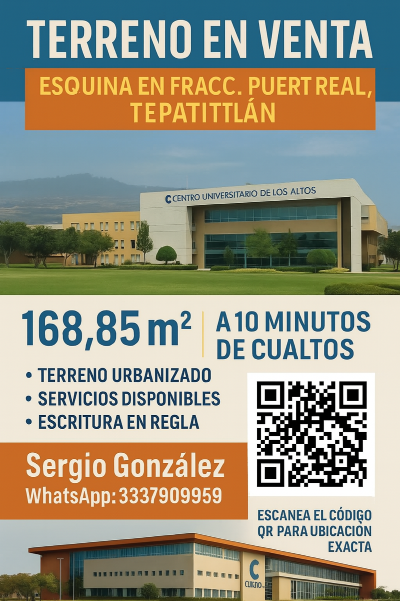 Terreno en venta en Los Viveros, Tepatitlán de Morelos — foto 1 de 6