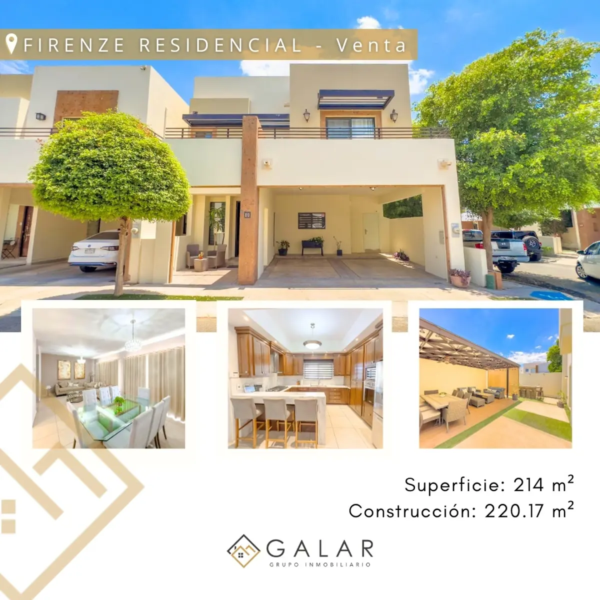Casa en venta en Firenze Residencial, Hermosillo — foto 1 de 36
