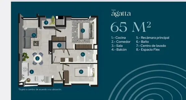Departamento en venta en Vía Cordillera, Santa Catarina — foto 2 de 10