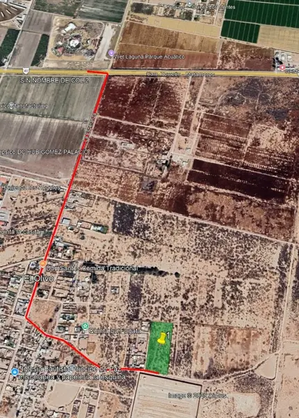 Terreno en venta en El Olivo, Matamoros — foto 3 de 6