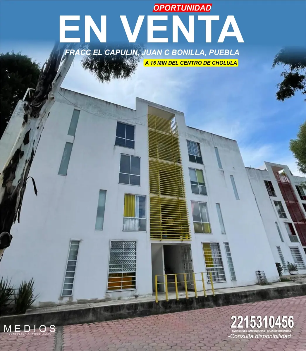 Departamento en venta en Cuanalá, Juan C. Bonilla — foto 1 de 12