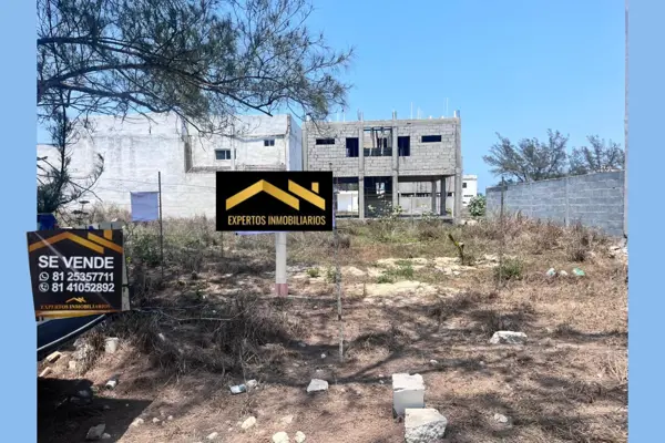 VENTA DE TERRENO CERCA DE PLAYA EN COL. FUNDADORES EN CIUDAD MADERO, TAMAULIPAS