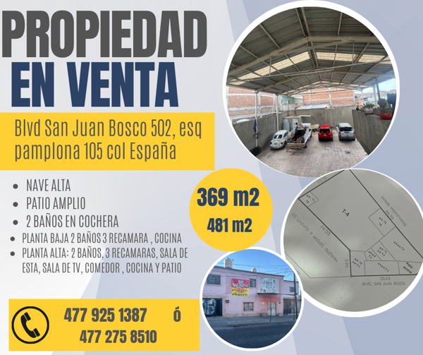 Casa en España, León, Guanajuato