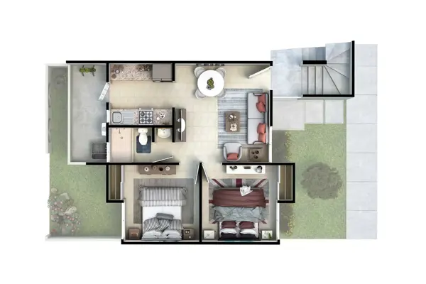 Departamento en venta en El Pedregal, Tizayuca — foto 2 de 2