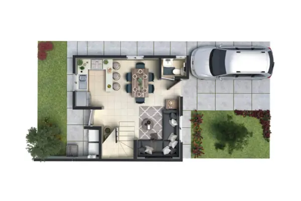 Casa en venta en Los Huertos, Juárez — foto 2 de 3