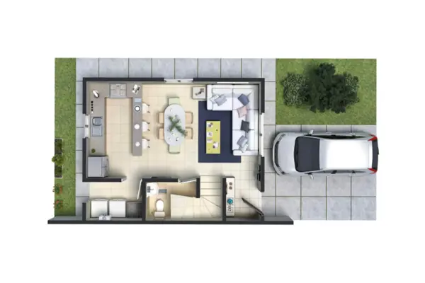 Casa en venta en Los Huertos, Juárez — foto 2 de 3