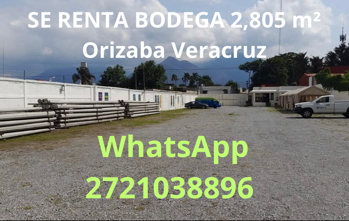 Bodega en renta en Adolfo Lopez Mateos, Orizaba — foto 1 de 6
