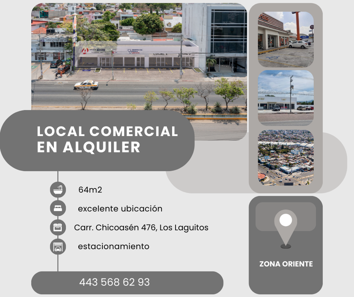 Local en renta en Los Laguitos Infonavit, Tuxtla Gutiérrez — foto 1 de 3
