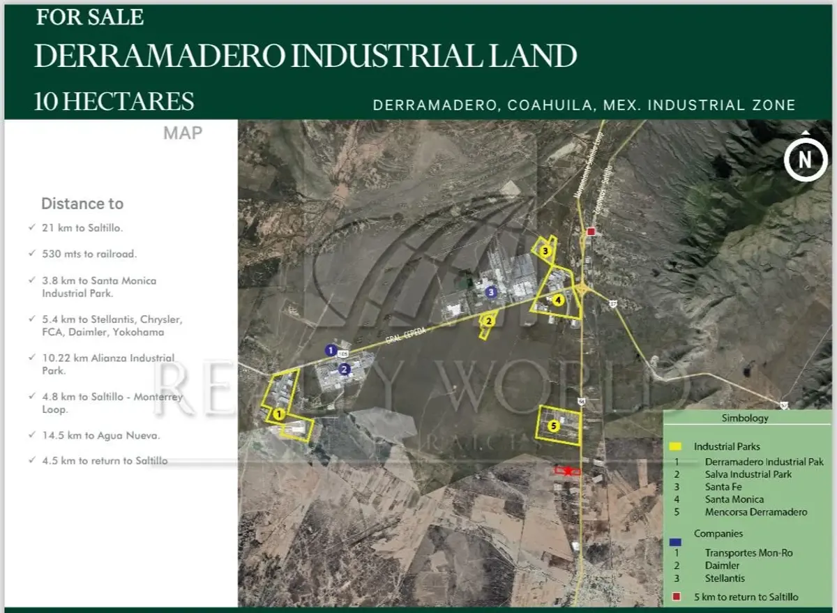 Terreno en venta en El Derramadero, Saltillo — foto 1 de 3
