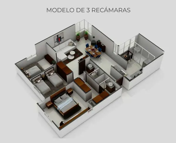 Departamento en venta en Colinas de San José, Tlalnepantla de Baz — foto 3 de 8
