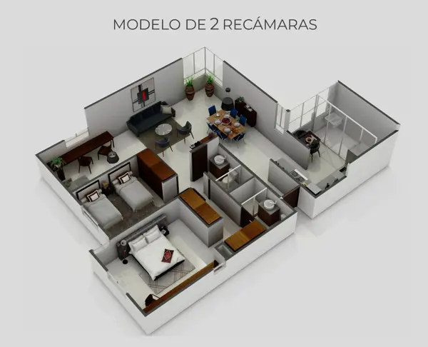 Departamento en venta en Colinas de San José, Tlalnepantla de Baz — foto 2 de 8