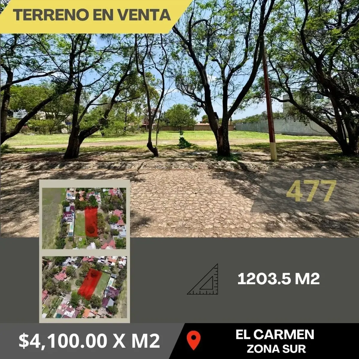 Terreno en venta en El Carmen, León — foto 1 de 7