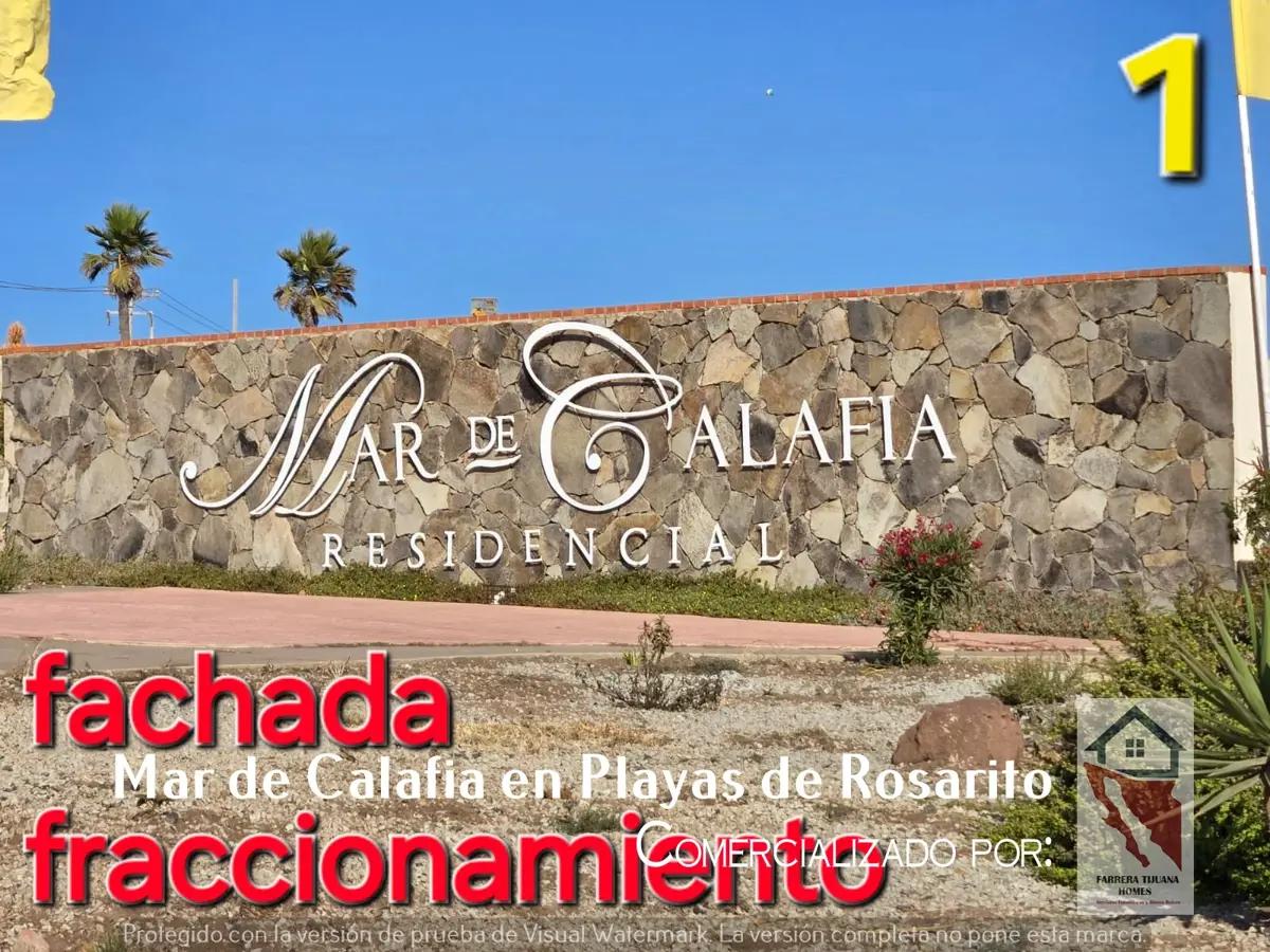 Terreno en venta en Mar de Calafia, Playas de Rosarito — foto 1 de 13