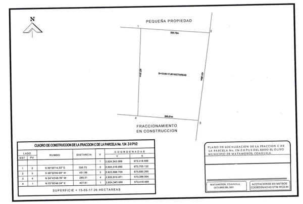 Terreno en venta en El Olivo, Matamoros — foto 2 de 7