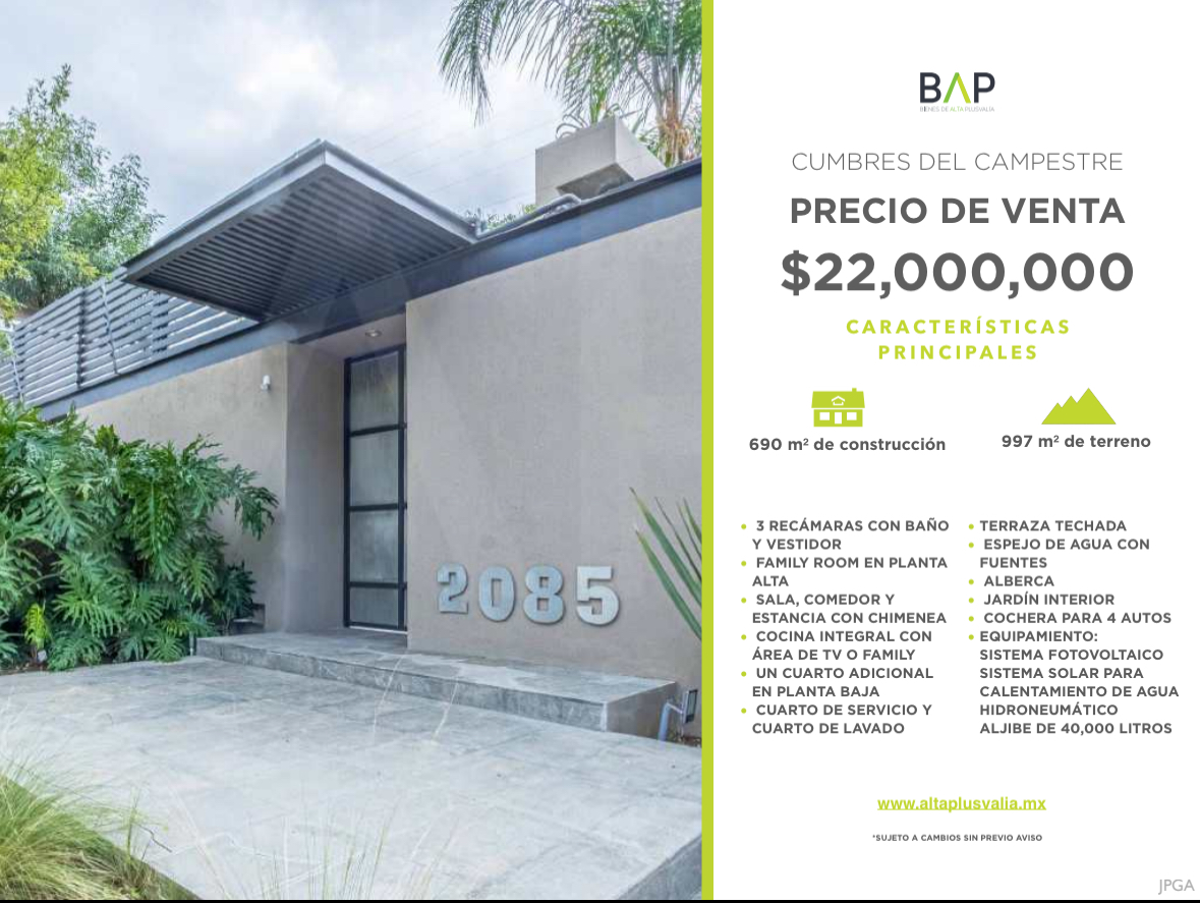 Casa en venta en Cumbres del Campestre, León — foto 1 de 18