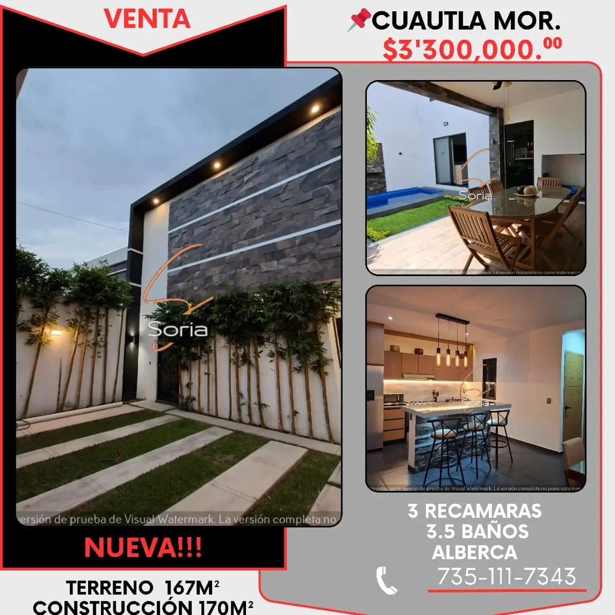 Casa en venta en Peña Flores (Palo Verde), Cuautla — foto 1 de 39