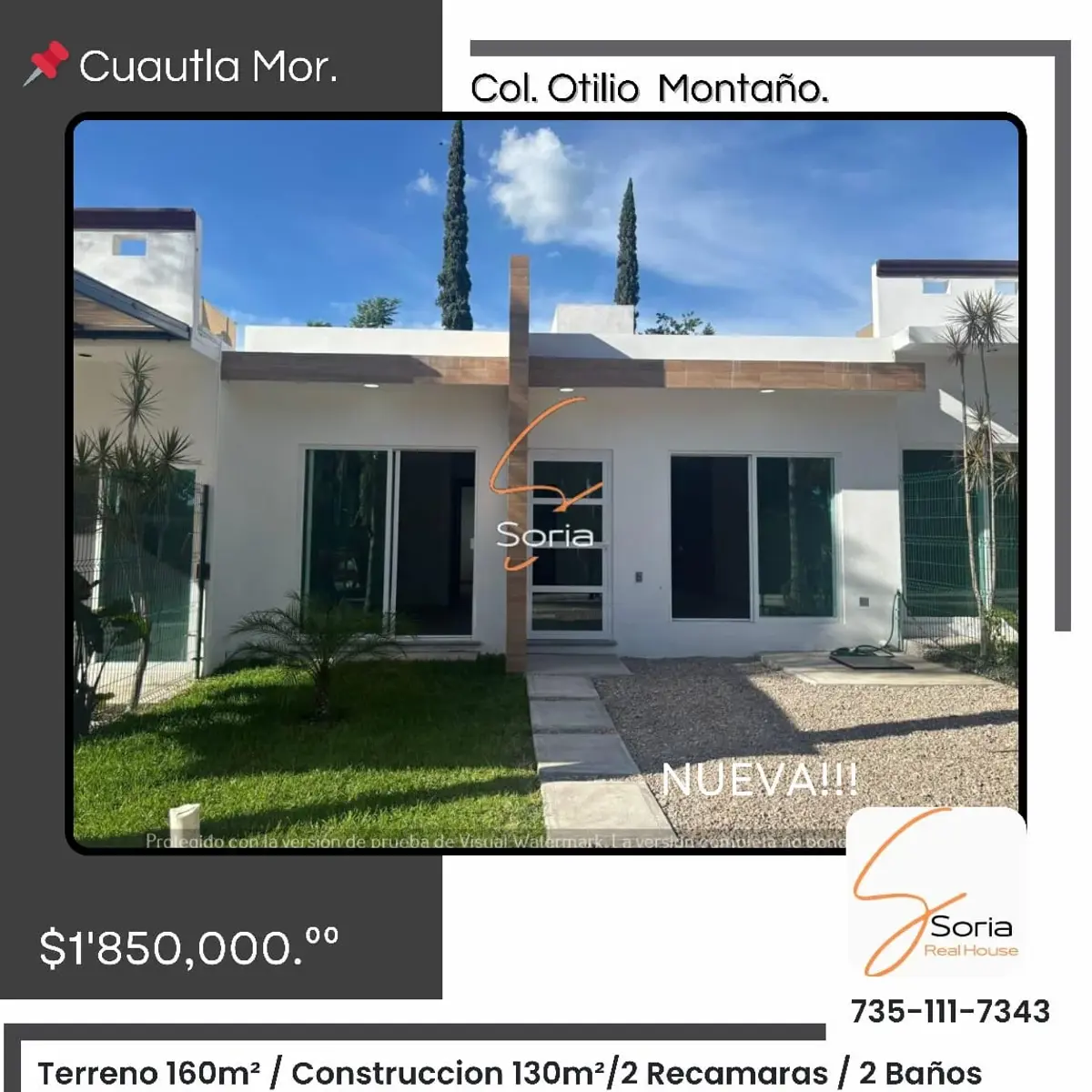 Casa en venta en Otilio Montaño, Cuautla — foto 1 de 12