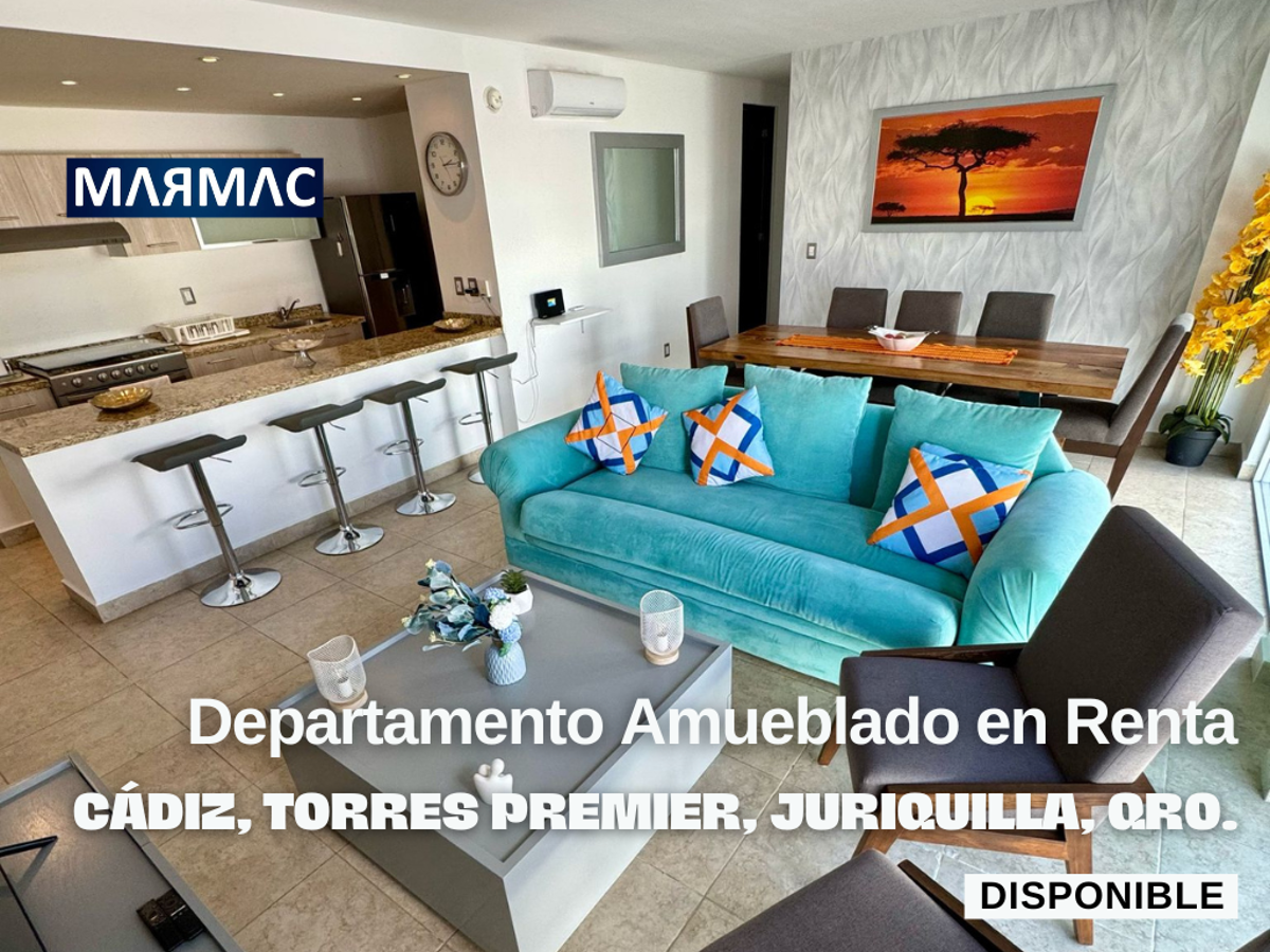 Departamento Amueblado en Renta | Torres Premier, Juriquilla Santa Fe | Querétaro Departamento Amueblado en Renta | Torres Premier, Juriquilla Santa Fe | Querétaro