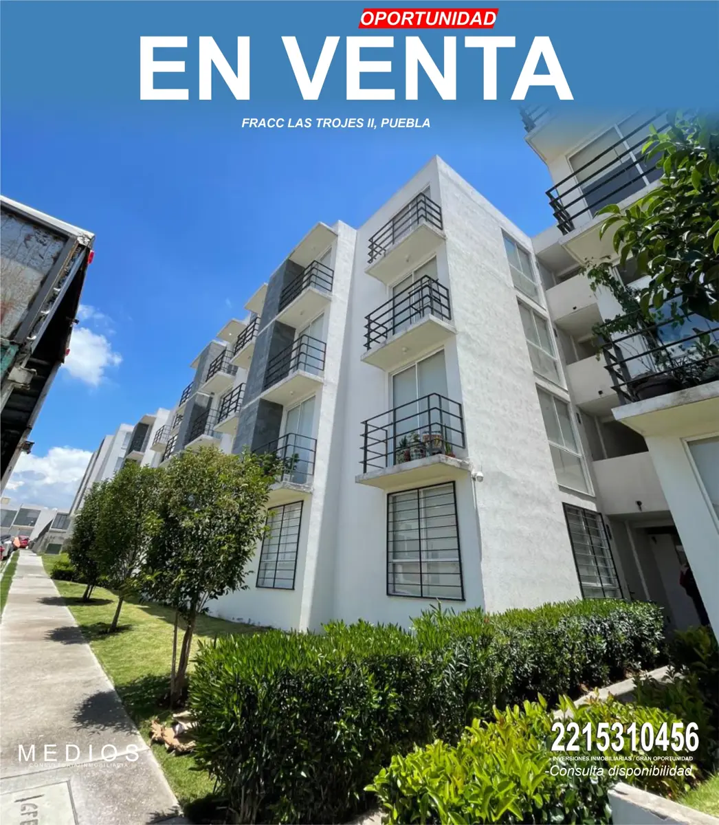 Departamento en venta en Las Trojes II, Cuautlancingo — foto 1 de 15