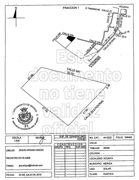 Terreno en venta en Xcunya, Mérida — foto 2 de 9