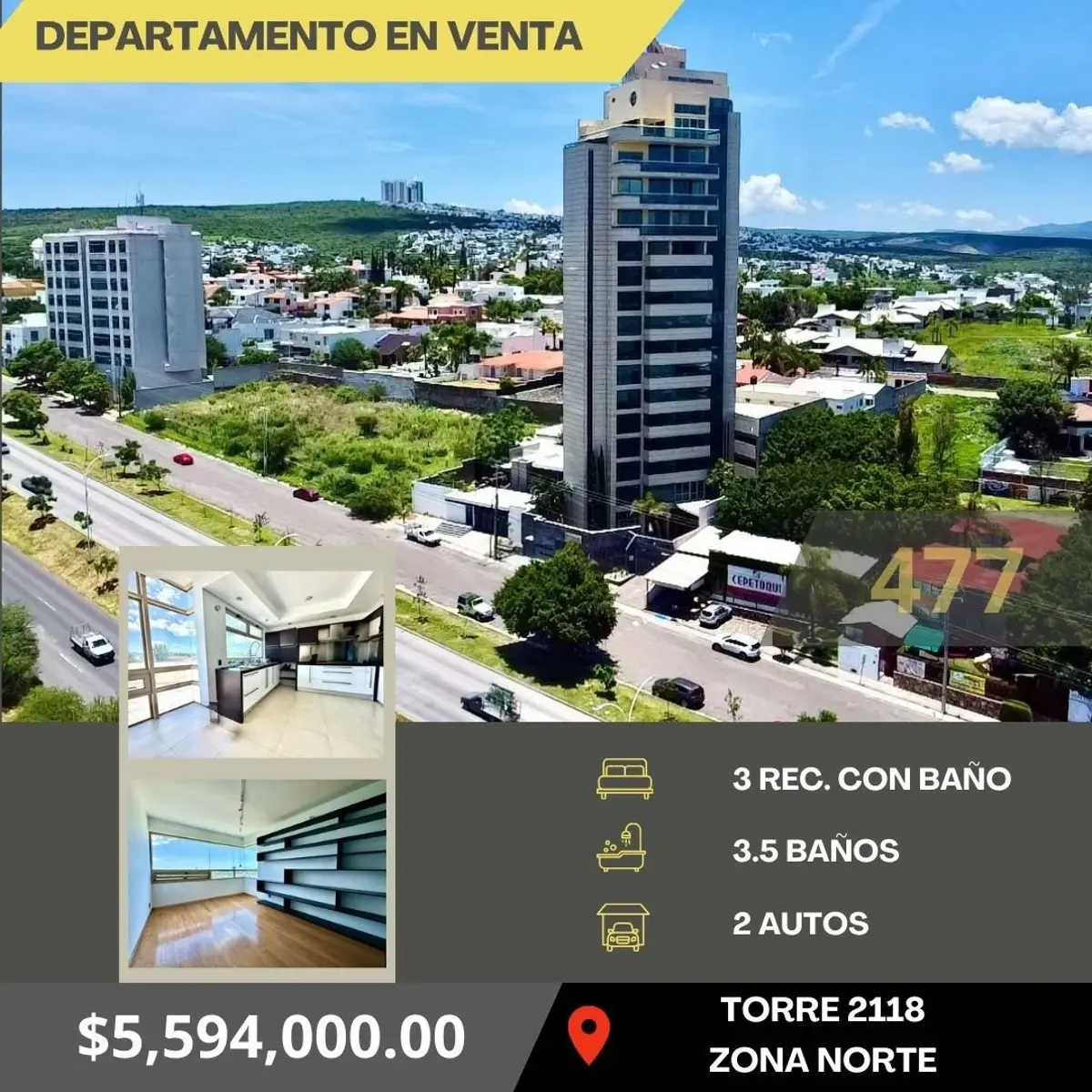 Departamento en venta en Balcones del Campestre, León — foto 1 de 18