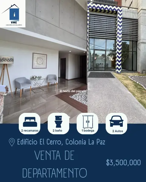 Departamento en Venta en La Paz, Puebla – Ubicación Privilegiada
