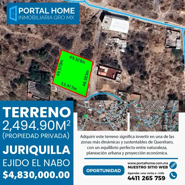 Terreno en Ejido el Nabo