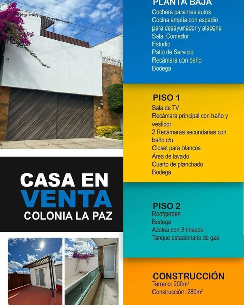 Casa habitación/oficinas cerca de la avenida Juárez