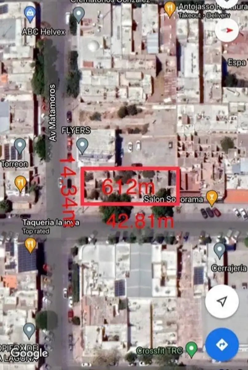 Terreno en AV MATAMOROS, CENTRO, Torreón Coah Terreno en AV MATAMOROS, CENTRO, Torreón Coah