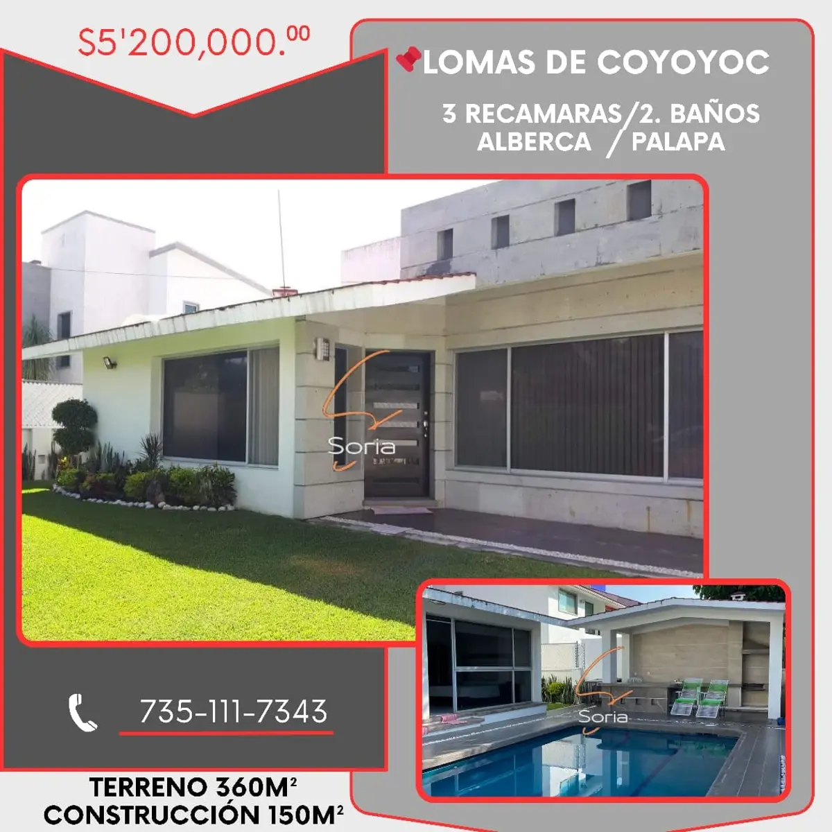 Casa en venta en Lomas de Cocoyoc, Atlatlahucan — foto 1 de 9