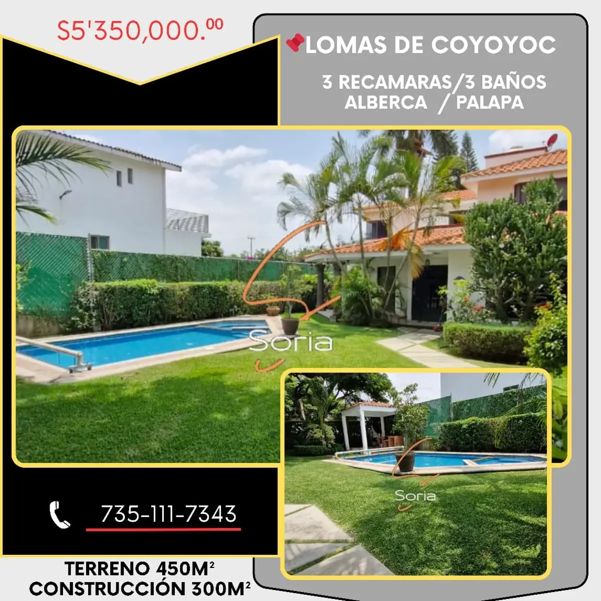 Casa en venta en Lomas de Cocoyoc, Atlatlahucan — foto 1 de 14