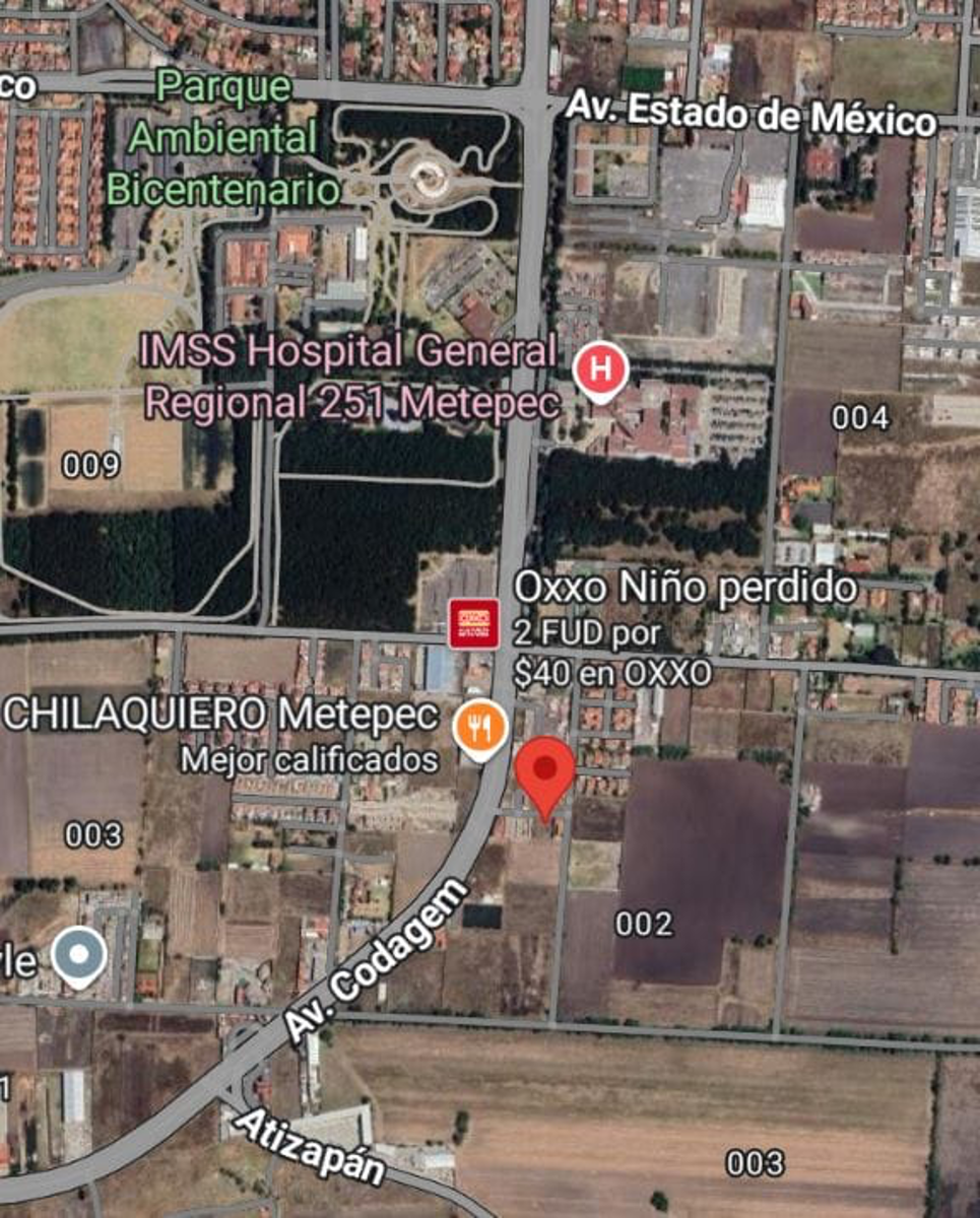 Terreno en venta en Llano Grande (El Salitre), Metepec — foto 1 de 3