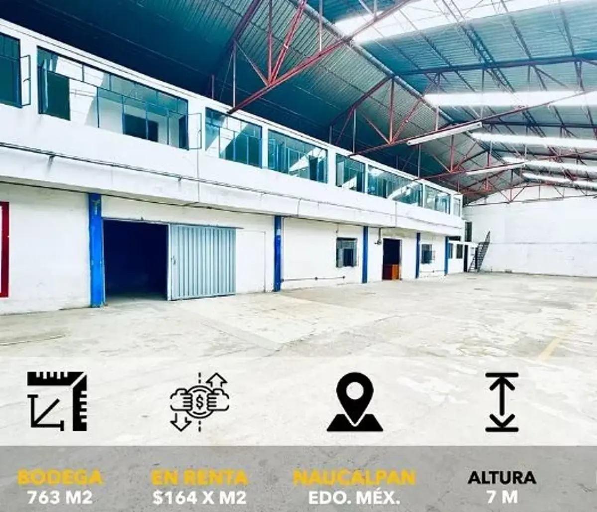 Bodega en renta en Industrial Alce Blanco, Naucalpan de Juárez