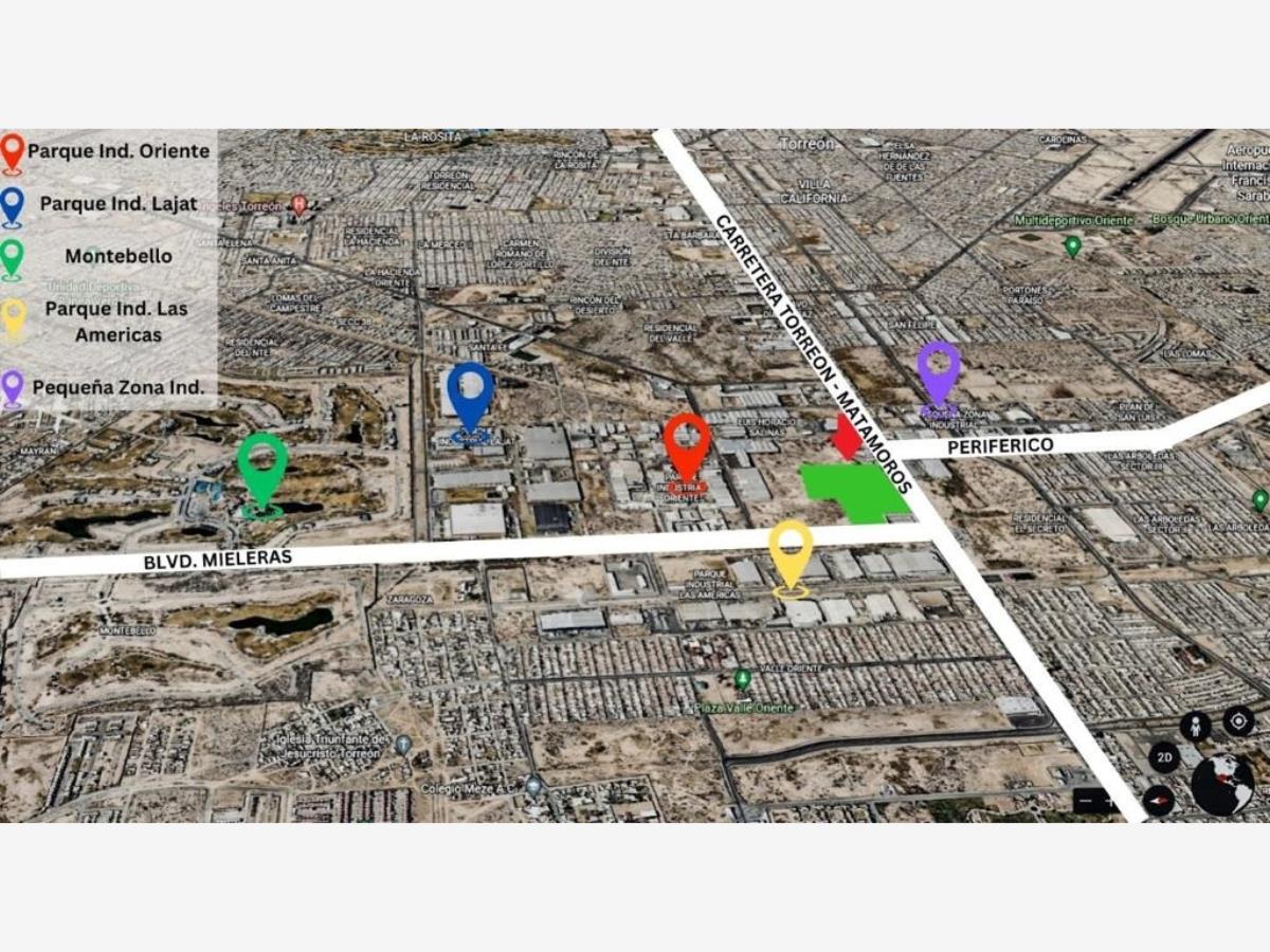 Terreno en Venta en Parque Industrial Oriente, Torreón, Coahuila de Zaragoza Terreno en Venta en Parque Industrial Oriente, Torreón, Coahuila de Zaragoza
