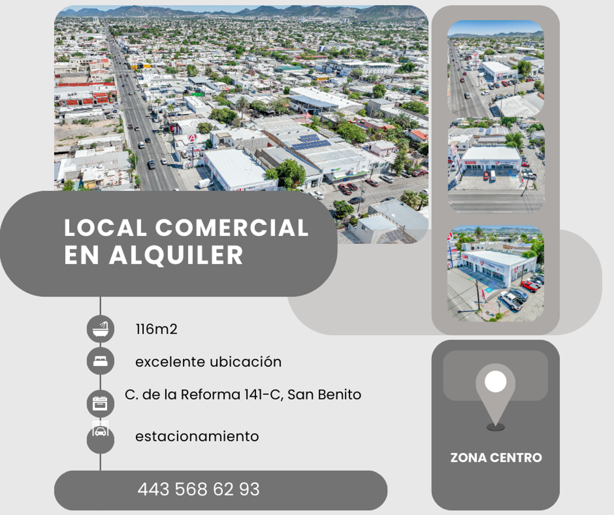 Local en renta en San Benito, Hermosillo — foto 1 de 6