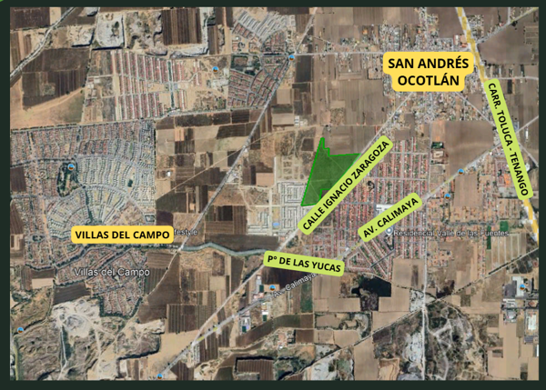 Terreno en venta en San Andres Ocotlan, Calimaya — foto 2 de 6