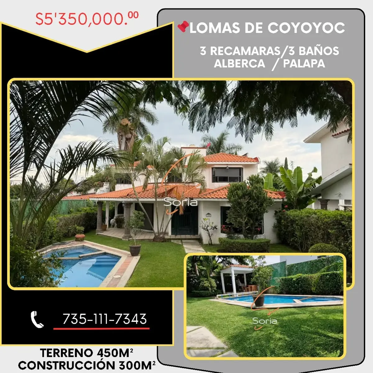 Casa en venta en Lomas de Cocoyoc, Atlatlahucan — foto 1 de 38