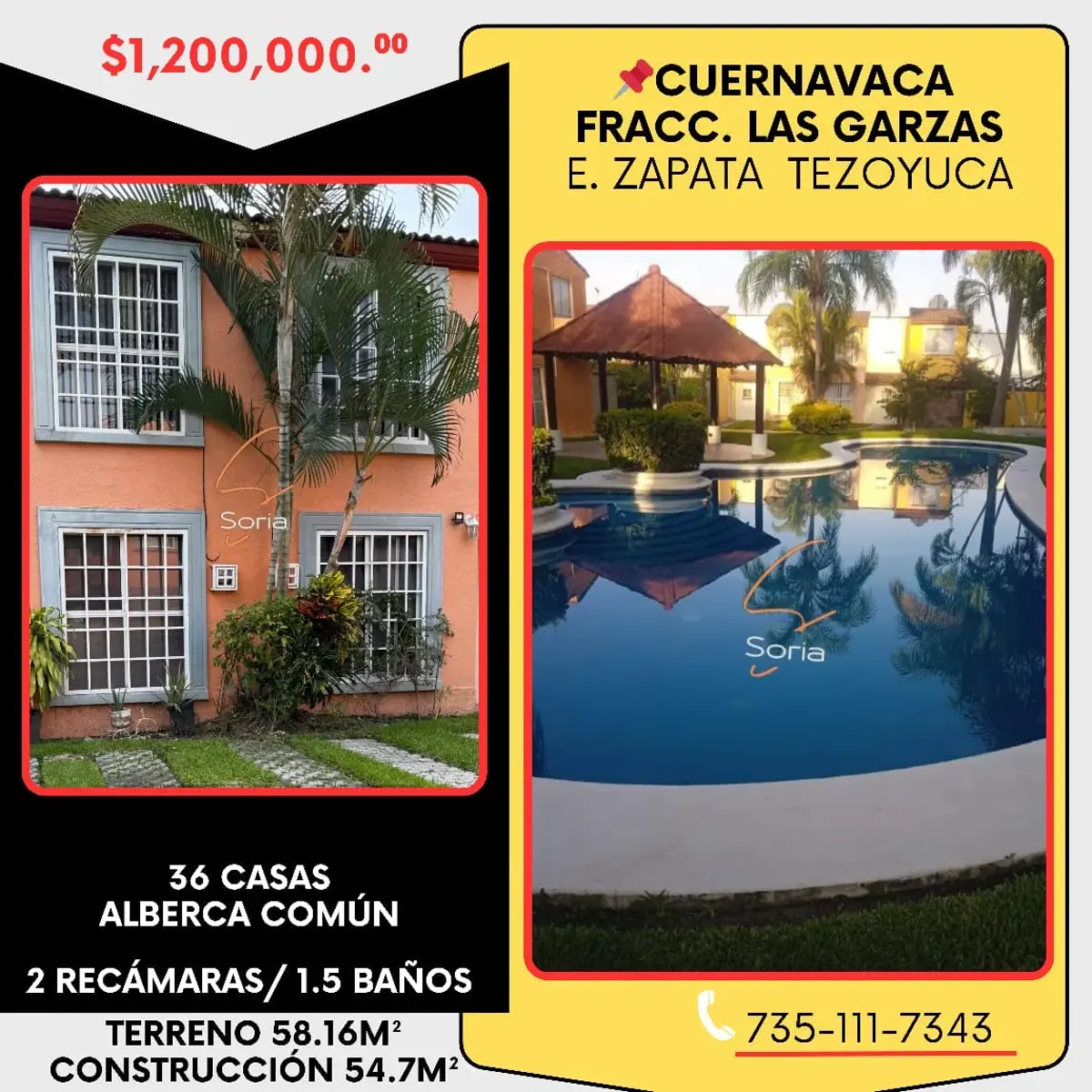Casa en venta en Emiliano Zapata, Cuernavaca — foto 1 de 22