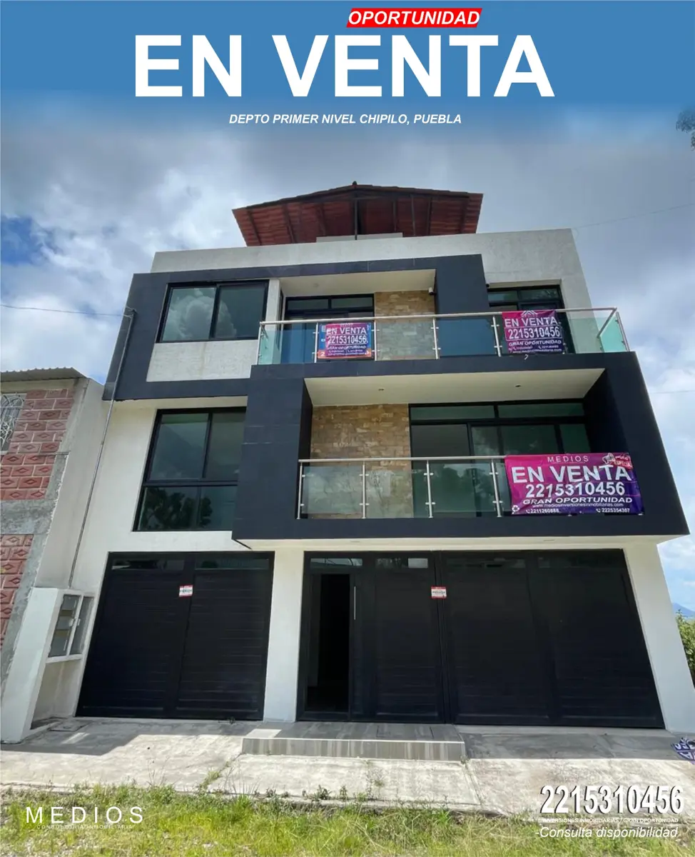 Departamento en venta en Atlixco Centro, Atlixco — foto 1 de 15