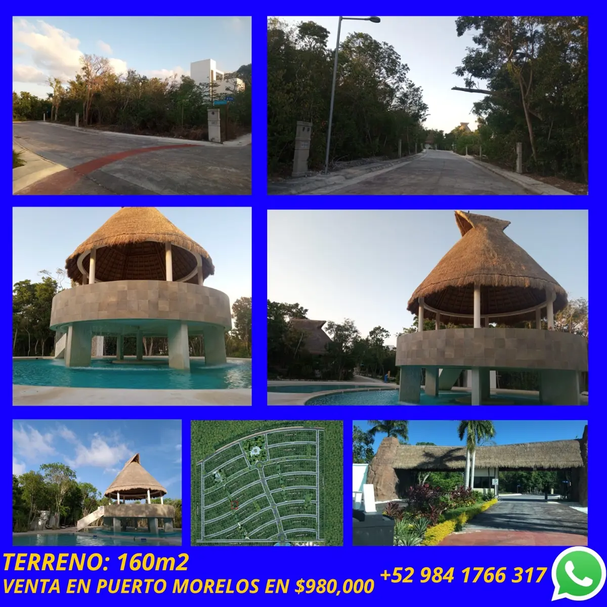 Terreno en venta en Villas Morelos II, Puerto Morelos — foto 1 de 9