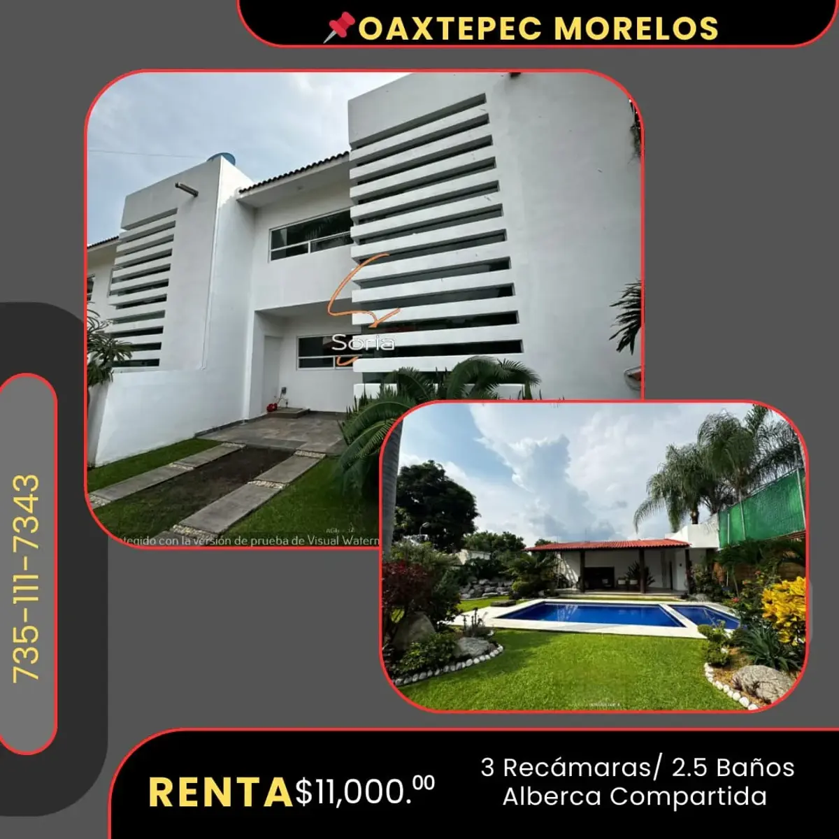Casa en renta en Oaxtepec Centro, Yautepec — foto 1 de 13