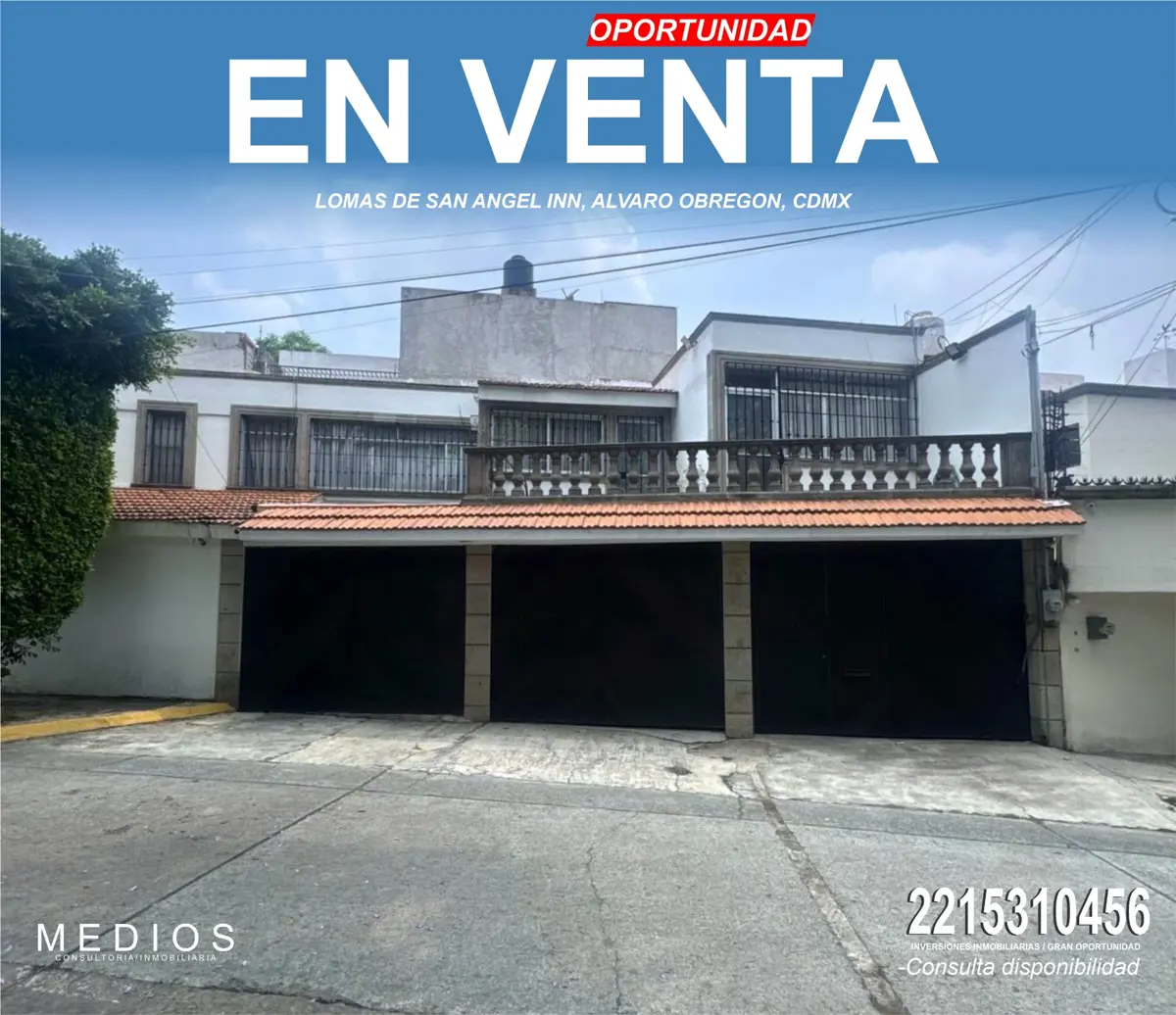 Casa en venta en Lomas de San Angel Inn, Álvaro Obregón — foto 1 de 12