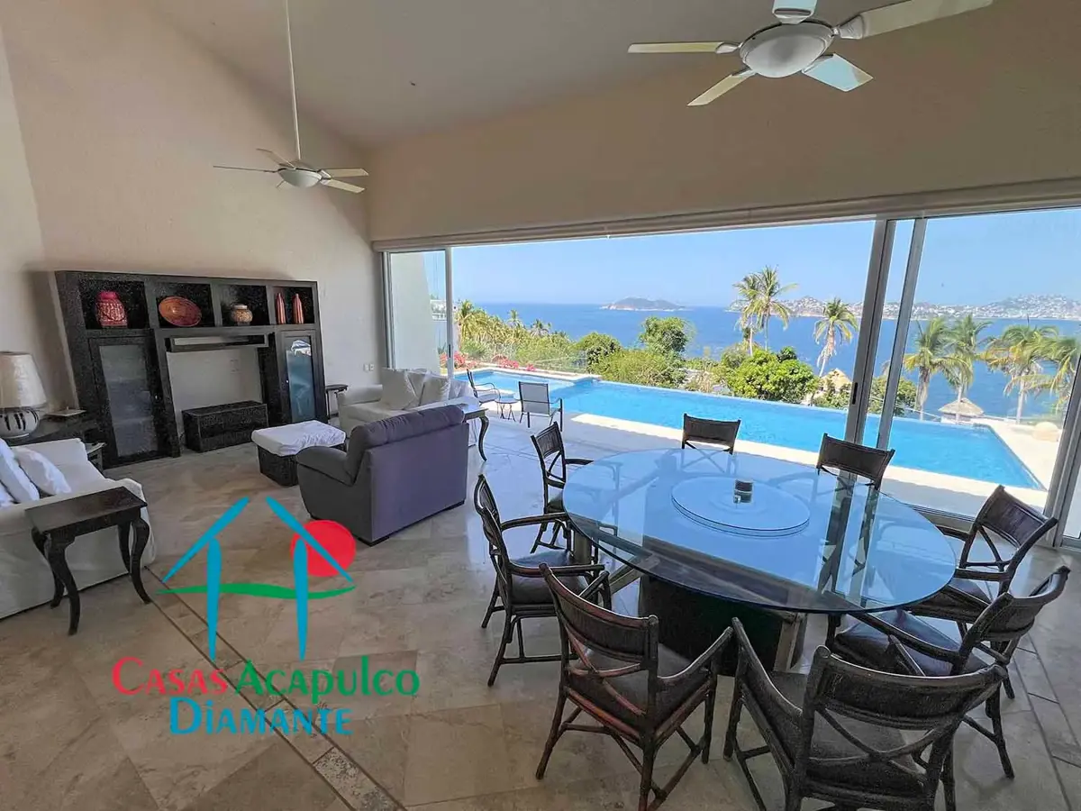 Casa en renta vacacional con Terraza, Vista A La Bahía De Acapulco, Alberca Y Jacuzzi Casa en renta vacacional con Terraza, Vista A La Bahía De Acapulco, Alberca Y Jacuzzi