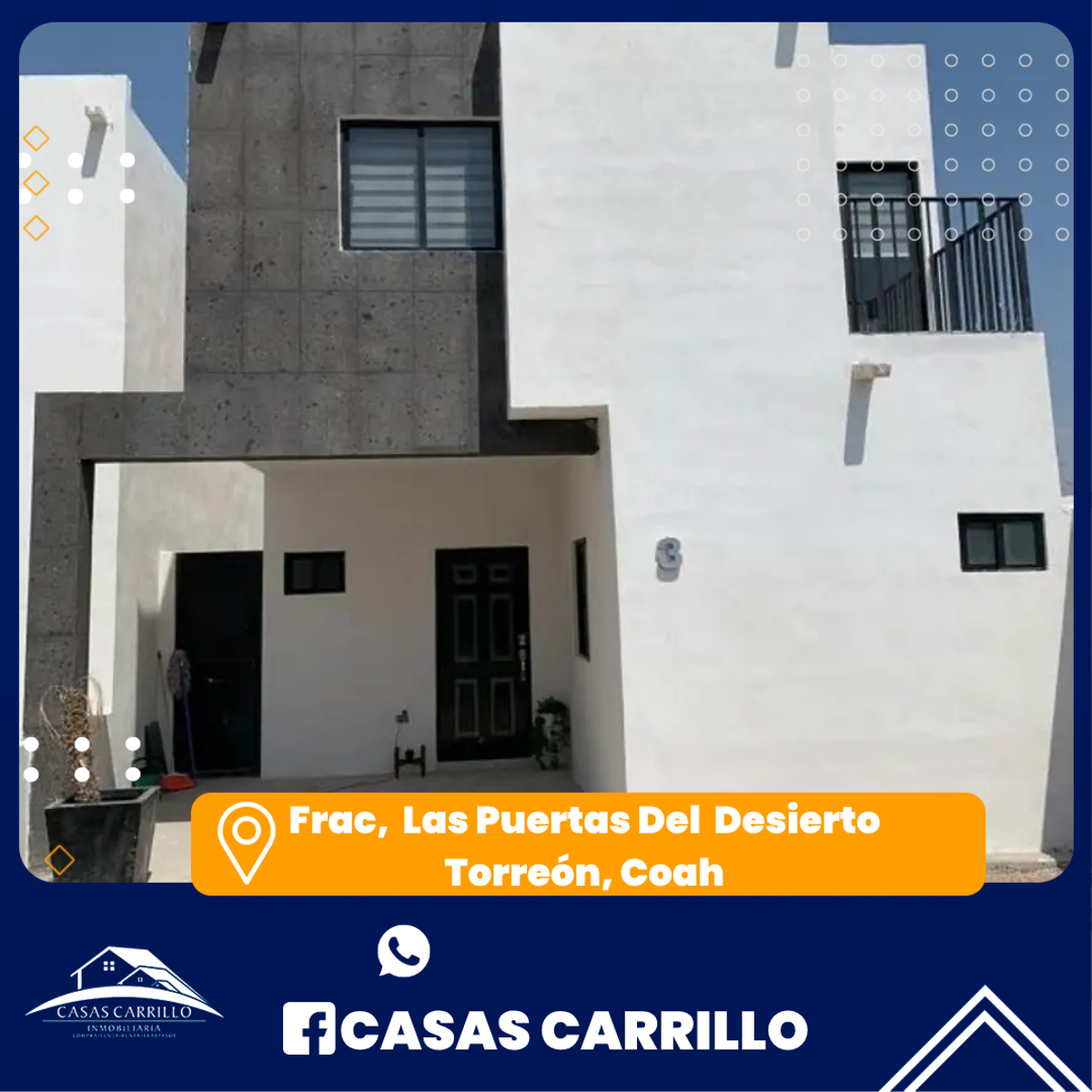 Casa en venta en Las Puertas del Desierto, Torreón — foto 1 de 11