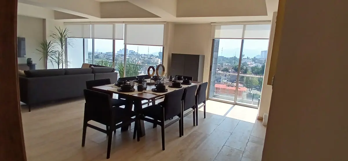 Vista 2 de Extraordinario Departamento de Lujo de 129m² con Terraza de 12m². Amenidades Exclusivas.