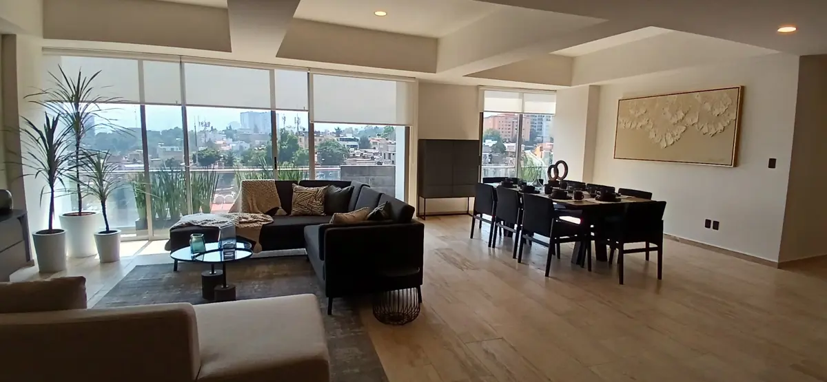 Vista 4 de Extraordinario Departamento de Lujo de 129m² con Terraza de 12m². Amenidades Exclusivas.
