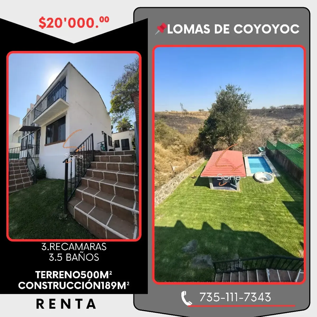 Casa en renta en Lomas de Cocoyoc, Atlatlahucan — foto 1 de 41