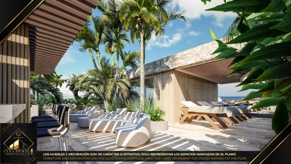Departamento en venta en Playa del Carmen Centro, Playa del Carmen — foto 3 de 12
